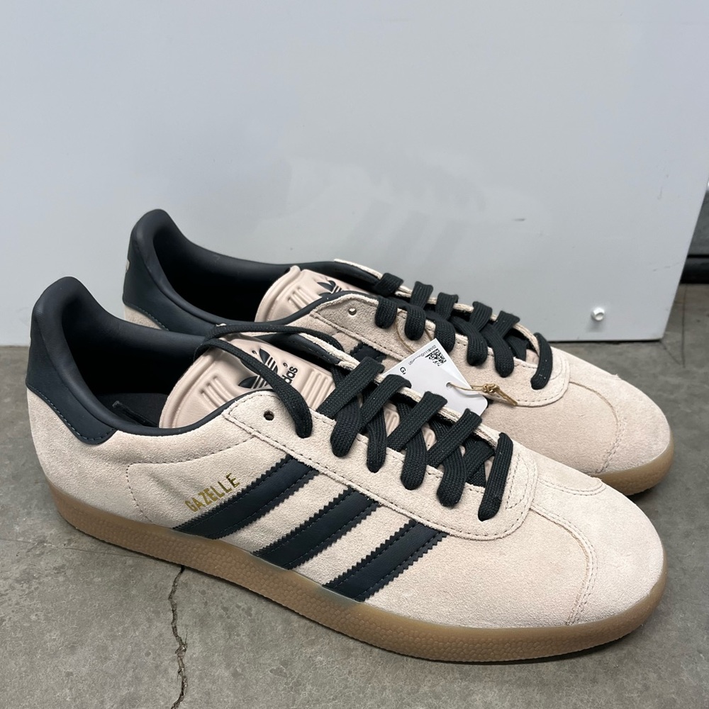 adidas Gazelle Wonder Taupe/Night Indigo Gum Sole - Picture 8 of 9